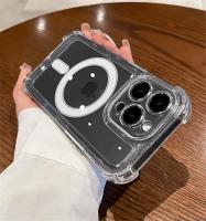 Funda Transparente Magsafe de Lujo Carga Inalámbrica A Prueba de Golpes Magnéticos - details 10