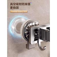 Jiahelper-ventosa con abrazadera montada en la pared, gancho para baño, sin perforar, escoba, fregona, estante fijo, estante de almacenamiento - details 4