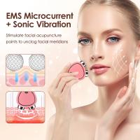 Máquina de Lifting Facial de microcorriente, instrumento de belleza, Mini masajeador adelgazante EMS, reafirmante de la p - details 0