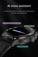 2025 Nuevo Modelo Reloj inteligente Militar Multifuncional Para Hombres Y Mujeres Pantalla AMOLED De 1,53 Pulgadas Equipada Con llamada De Linterna LED Asistente De Voz 100 + Modo  Deportivo Asistente De Salud Brújula  Lmpermeable Batería De 500Ma - details 11