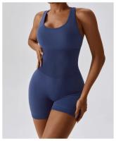 Traje de Yoga para Mujer de Un Pieza Sin Costuras Elástico Alto Integrado con Encanto Espalda Ajustado Set de Traje de Sports Material de Nylon - details 11