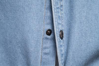 Camisa vaquera lavada de alta calidad para hombre, camisa informal de manga larga de algodón, otoño 2024 - details 10