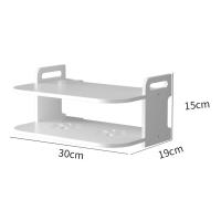 Estante de almacenamiento flotante, organizador de Monitor, soporte de módem de pared, ahorro de espacio, artículos diversos - details 1