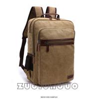 Bolso de Hombro Vintage de Lona PORCHEDDU Gran Capacidad para Hombres Bolsas Escolares para Adolescentes Mochila para Laptop - details 16