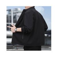 Chaquetas para hombre con cuello levantado, abrigos rompevientos, ropa Formal, Moda para primavera y otoño - details 13