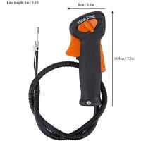 Mango de Control de acelerador con interruptor 4128-790-1301 para desbrozadoras y recortadoras Stihl FS120 FS200 FS250 - details 2