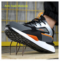 Zapatos de trabajo con punta de acero, zapatillas de seguridad antiperforación con protección, antideslizantes, ligeras - details 3