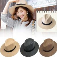 Gorras Panamá Vintage Havana Hechas a Mano Sombreros de Playa Modernos Americanos Olive a Prueba de UV para Hombres y Mujeres - details 1