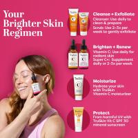 TruSkin Super suero de vitamina C - niacinamida, retinol, ácido hialurónico y salicílico - suero antienvejecimiento todo en uno para la cara - mejora la apariencia de las manchas oscuras, firmeza para una piel más brillante, 2 fl oz - details 6