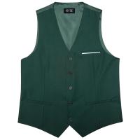 Chaleco para hombre, elegante chaleco de seda verde, corbata, pañuelo, gemelos, conjuntos para hombre, boda, fiesta de negocios, regalo de diseñador. - details 9