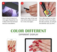Parkson-Conjunto de botellas de esmalte de Gel semipermanente, laca LED UV desnuda, purpurina de larga duración, manicura, 8ml, 30 unidades por Set - details 10
