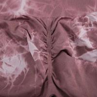 Chrleisure - Pantalones de yoga teñidos anudados para mujer, body deportivo sin costuras, cintura alta, levantamiento de cadera, entrenamiento, ropa deportiva elástica - details 18