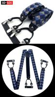 Accesorios de Moda para Hombres Correa de Pantalón en Forma de Y Ancho de 3.5cm 6 Clips - details 12