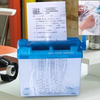 Picadora de Papel Portátil Herramienta de Corte de Documentos A4 Mini Acopladora Manivela para Recibos, Facturas, Retratos del Hogar y Oficina - details 3
