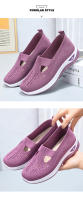 Zapatos de tenis deportivos transpirables de verano para mujer, zapatos planos casuales ligeros sin cordones, zapatos cómodos antideslizantes para caminar para mujer - details 8