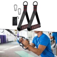 Mangos de gimnasio de Metal con anillo en D, mango de máquina de Cable resistente para entrenamiento con gancho para bandas de resistencia para el hogar, accesorios de Fitness - details 5