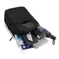 Mochila escolar de nailon transpirable para hombre, impermeable, resistente al desgaste, almacenamiento en capas, ligera para ej - details 10