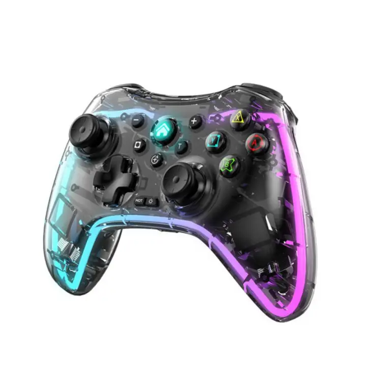 BLUEKAKA Mando inalámbrico Pro RGB para videojuegos, Compatible con Switch Lite, Switch OLED, Android, IOS, Windows, PC y móvil - 1