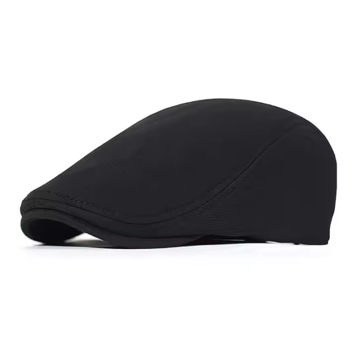 Boina plana para otoño e invierno con visera. - 1