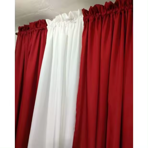 Cortina Lisa para puerta o pared sin anillo (Suksukan), 70x58 pulgadas - 1