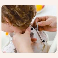 Delantal de Dibujos Animados para Bebé Impermeable de Cuero PU, Adecuado para Niños de 1 a 3 Años - details 5