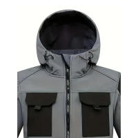 Chaqueta Táctica de Piel de Tiburón Impermeable, Abullonada, Vestuario de Caza al Aire Libre - details 7