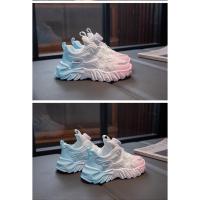 Zapatos para niñas Zapatillas con botón giratorio Suela suave Zapatos de malla transpirable antideslizantes Zapatos para correr para niños de primavera y otoño - details 6