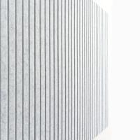 Tablero de pegatinas de pared de fieltro autoadhesivo, 40x60cm, arte de pared de fotos engrosado, patrón de rayas, Panel de pared tridimensional de Color sólido - details 11