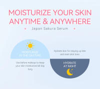 Sérum Blanqueador Sakura Anti-envejecimiento, Desvanecimiento de Líneas Finas, Ajuste de Poros, Mejora del Melanina, Hidratante para Piel Brillante - details 13