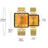 Premium lujo 2025 hombres negocios Medio Oriente clásico simple pareja reloj de acero inoxidable impermeable mujeres moda reloj de pulsera de cuarzo - details 12