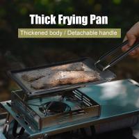 Sartén Mini de Hierro BOPORO para Huevos Revueltos Portátil Ideal para Camping y Parrillas con Asa Antideslizante para Barbacoas y Parrillas de Camping - details 6