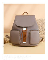 Mochila escolar de moda para mujer, mochila informal de viaje de gran capacidad, mochila simple para niña, color negro - details 10