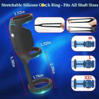 Embalaje privado Sexy HESEKS juguetes sexuales anillo testículos vibrador eyaculación retardante agrandamiento productos para adultos íntimo para hombres parejas - details 7