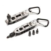 Mini destornillador multifuncional para exteriores EDC, forma de llavero, herramienta de reparación de acero portátil - details 4