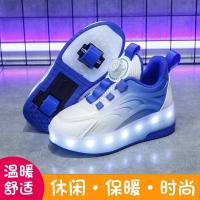 Zapatillas de deporte informales luminosas recargables por USB para niños y niñas, rueda de luz LED, patines deportivos para exteriores - details 2