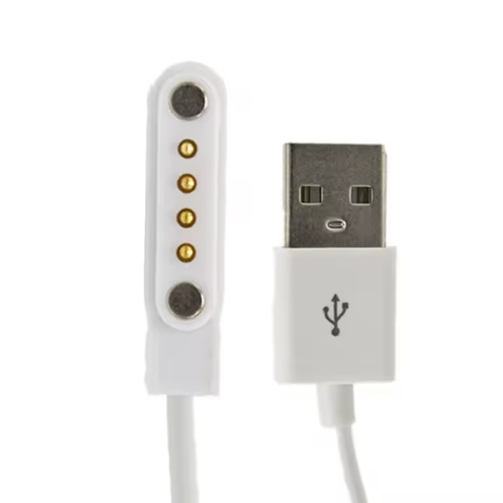 Cable de carga para reloj inteligente, cargador magnético Universal de 4 pines para pulsera inteligente - 1