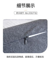 Almohada enrollable para el cuello Cervical, almohada de espuma viscoelástica, almohada cilíndrica redonda, almohadas para aliviar el dolor en el cuello, soporte para dormir, funda extraíble - details 11