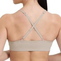 Bralette de tirantes sin esfuerzo para mujer, ropa interior deportiva de LICRA sin costuras, elástica, transpirable, mejora el pecho, ocio - details 20