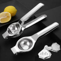 Exprimidor de limones de acero inoxidable resistente de 20,3 cm (8 pulgadas), prensa con mango antiséptico, exprimidor manual, herramienta para zumo fresco - details 3