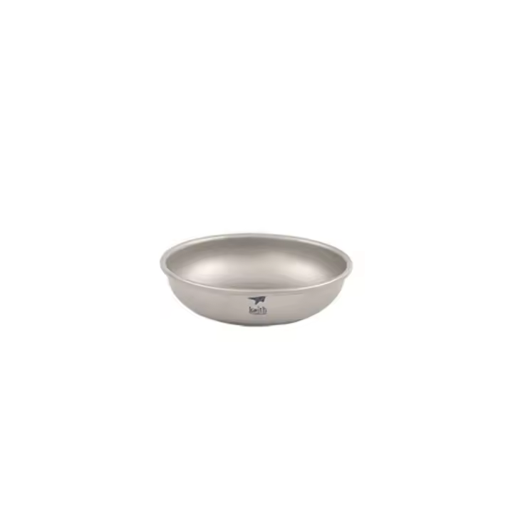 Keith Villa Camping, Placa ultraligera VIES para exteriores, Villa de picnic, Placa de titanio de 150 ml-450 ml - 1