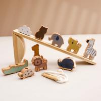 Juguetes de enhebrado de animales para bebé, balancín de madera, juegos de mesa, Montessori, habilidad práctica, bloques - details 7