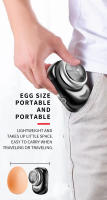 Kemei-Mini Afeitadora eléctrica de viaje para hombres, maquinilla de afeitar de bolsillo recargable, impermeable, pequeña, portátil, recortadora de barba, afeitado de bajo ruido - details 2