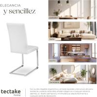 Juego de Sillas de Terciopelo Sillas de Comedor Ergonómicas Versátiles - details 8