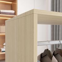 Ruedas Armario para Ropa con Barra Estantes Abiertos Organizador para Colgar Ropa de Dormitorio - details 2