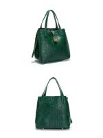 Bolso Bandolera Para Mujer CH Embossed Con Diseño De Impresión De Letras Gran Capacidad Elegante Temperamento Bolso De Mano Casual - details 19