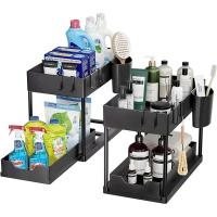 Organizador de Cocina de Acero de 2 Niveles Almacenamiento de Champú, Detergente, Especias - details 0