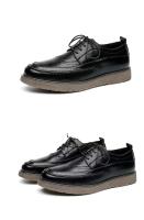 Vestido de cuero informal de alta calidad para hombre, zapatos formales Oxford suaves y cómodos de estilo de oficina de negocios, nueva moda - details 11