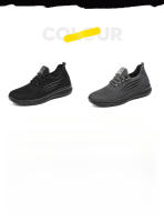 Zapatillas de moda para hombre Zapatillas elásticas ultraligeras y transpirables Suela blanda Zapatos casuales - details 6