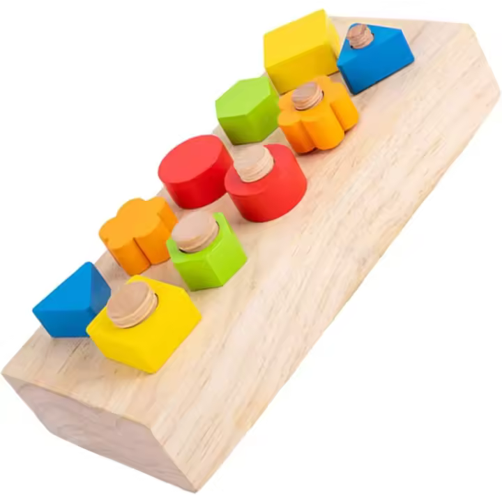 Juego de Rompecabezas de Tornillos para Niños Pequeños Rompecabezas de Formas - 1