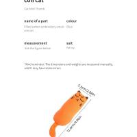 Juguete de Peluche de Gato Almohada de Dedos Lindo Resistente a Mordiscos - details 2